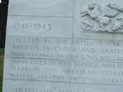 World War II West Coast Memorial on Sysoon