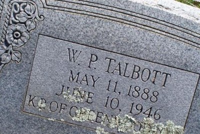 W P Talbott on Sysoon