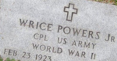 Wrice Powers, Jr on Sysoon
