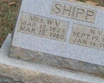 W. V. Shipp on Sysoon
