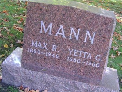 Yetta Gottschalk Mann on Sysoon