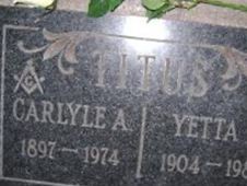 Yetta L Titus on Sysoon