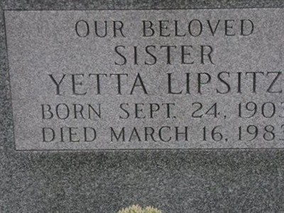 Yetta Lipsitz on Sysoon