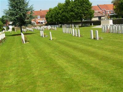 Ypres Town Cemetery Extension on Sysoon