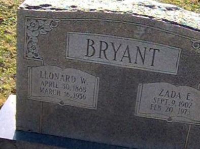 Zada E Bryant on Sysoon