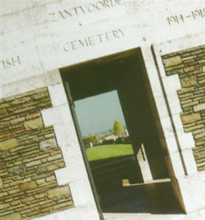 Zantvoorde British Cemetery on Sysoon