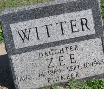 Zee Witter on Sysoon