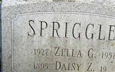 Zella G Spriggles on Sysoon