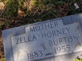Zella Horney Burton on Sysoon