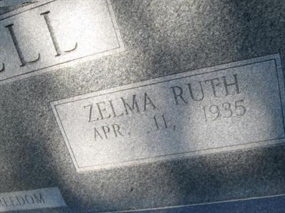 Zelma Ruth Harrell on Sysoon