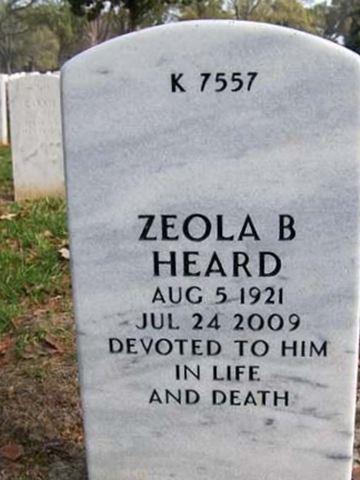 Zeola B. Heard on Sysoon