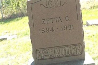 Zetta Catherine McCadden on Sysoon