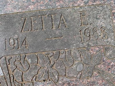 Zetta E. Fagerness on Sysoon