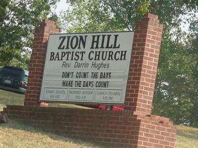 Zion Hill Baptist Church Cemetery on Sysoon