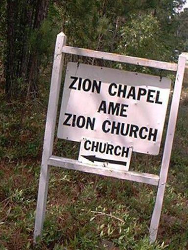 Zion Chapel A.M.E. Zion Church Cemetery on Sysoon