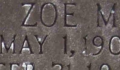 Zoe M. LeHeup on Sysoon
