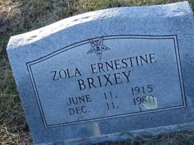 Zola Ernestine Brixey on Sysoon