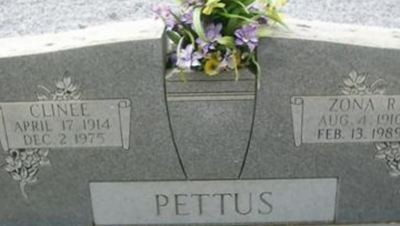 Zona Rae Chambers Pettus on Sysoon