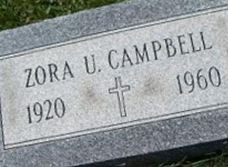 Zora U. Campbell on Sysoon