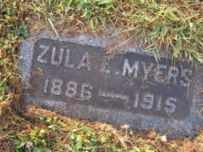 Zula E. Myers on Sysoon