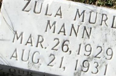 Zula Murl Mann on Sysoon