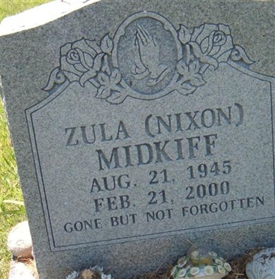 Zula Nixon Midkiff on Sysoon
