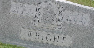 Zula Waldo Wright on Sysoon