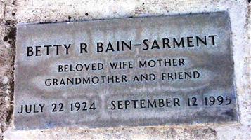 Betty R Sarment