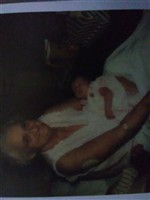 Emma Pelyak and her great granddaughter Gina circa 1983.