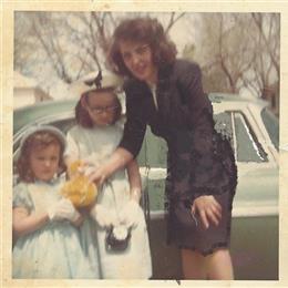 Easter 1965 Mom Becky Cordy