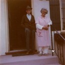 Anicet and Marguerite Largente in front of their house