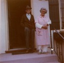 Anicet and Marguerite Largente in front of their house