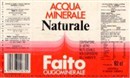 Faito  water