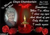 Cloye F Chamberlain on Sysoon